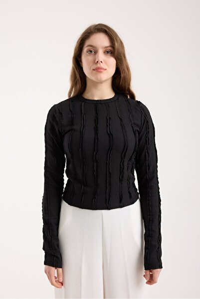 Modazeyosh Women's Textured Blouse