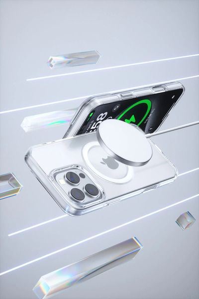 isiltikidsmoda Joko iPhone 16 Pro Max Gleam Pc Hard Magsafe Case - Transparent