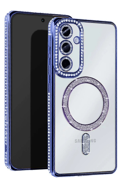 isiltikidsmoda Newface Samsung Galaxy A26 Joke Simli Magneticsafe Case - Blue