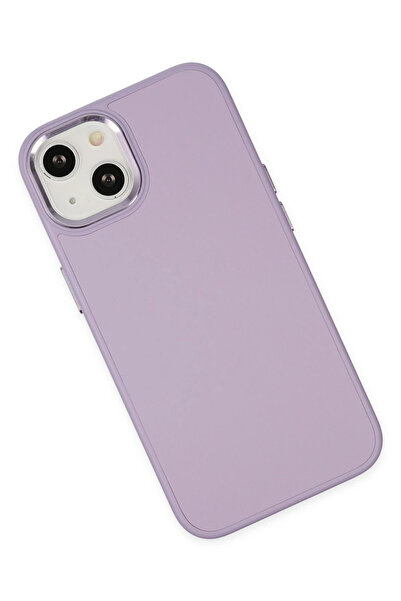 isiltikidsmoda Newface iPhone 14 Plus Case Asian Leather Silicone - Lilac