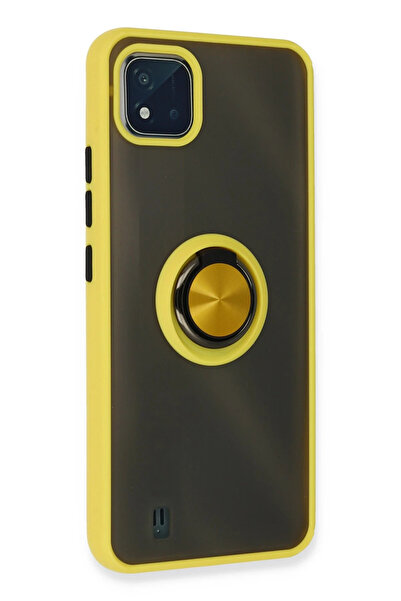 isiltikidsmoda Newface Realme C11 2021 Case Montreal Silicone Cover with Ring...