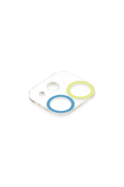isiltikidsmoda Newface iPhone 12 Color Camera Lens Protection Glass - Yellow-...