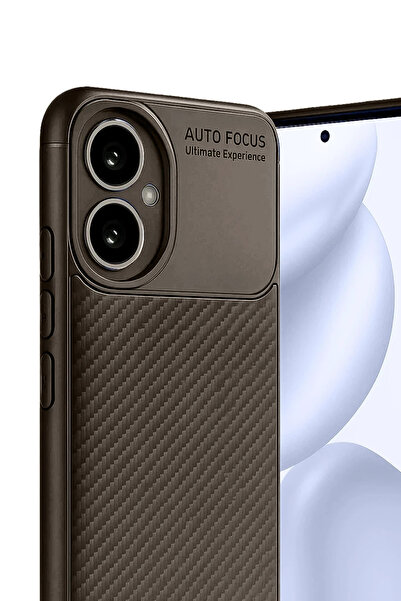 isiltikidsmoda Newface Honor 400 Case Auto Focus Carbon Cover - Brown