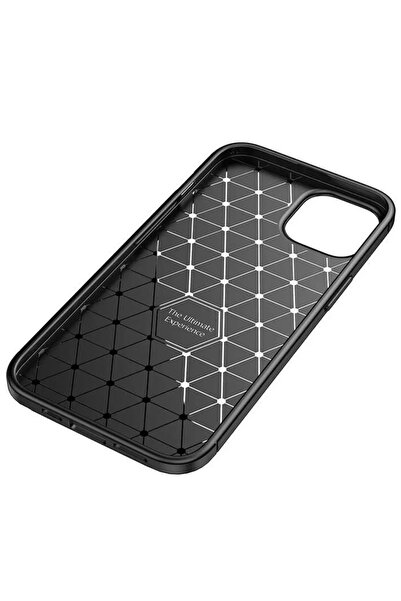 isiltikidsmoda حافظة نيو فيس لهاتف آيفون 14، غطاء كربون بتركيز تلقائي - أسود