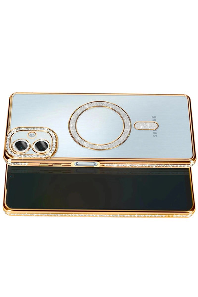 isiltikidsmoda Newface samsung galaxy a07 4g joke glitter magneticsafe case -...