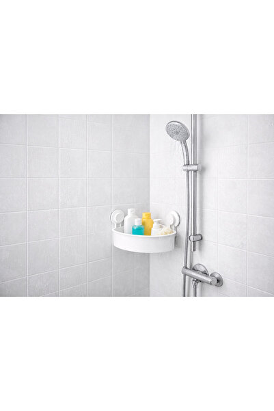 IKEA Tisken Shower Basket, White