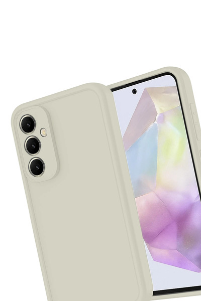 isiltikidsmoda Newface Samsung Galaxy A56 Case Viera Silicone - Cream