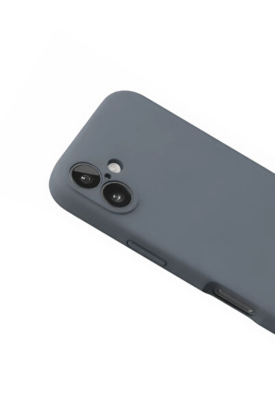 isiltikidsmoda Newface iphone 16 plus case nano velvet silicone - grey