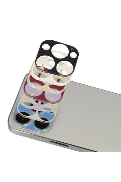 isiltikidsmoda Newface iPhone 13 Pro Max Rainbow Camera Lens Protection Glass...