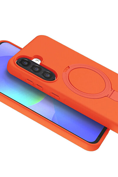 isiltikidsmoda Newface Samsung Galaxy A36 Regal Magsafe Stand Cover - Orange