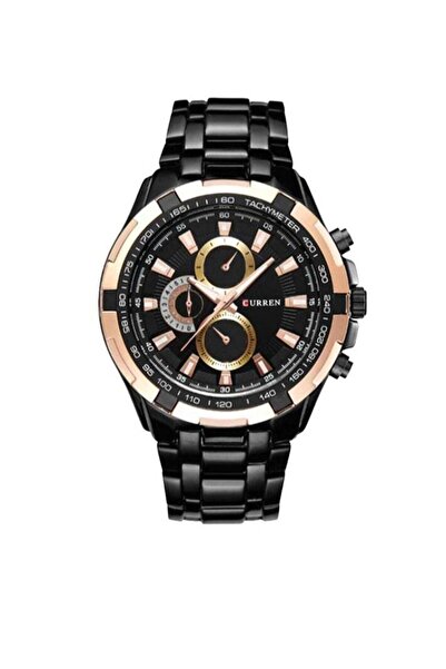 Curren Men Wrist Watch Stainless Steel Band Analog