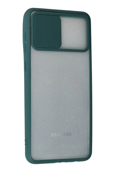 isiltikidsmoda Newface Samsung Galaxy A02 Case Palm Frosted Camera Sliding Si...