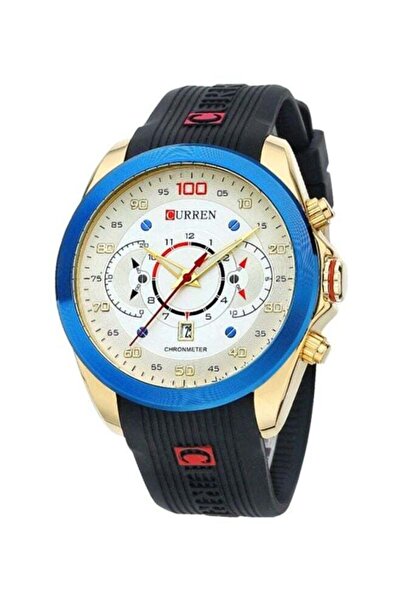 Curren Men's Water Resistant Analog Watch 8166GW