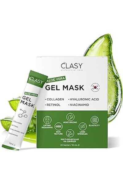 SHC42000 Clasy Care Aloe Vera Jel Maske - Kolajen Ve Retinol Ile Nemlendirici...