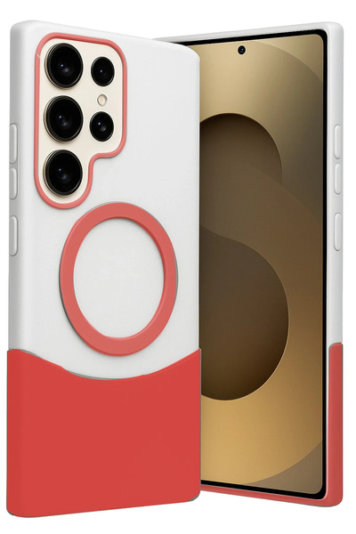 isiltikidsmoda Joko Samsung Galaxy S23 Ultra Velar Magsafe Cover - Red