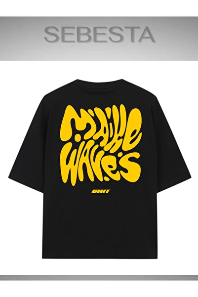 Sebesta Fashion Make Waves Printed Premium Oversize T-Shirt
