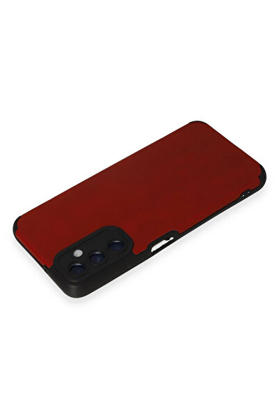 isiltikidsmoda Newface Samsung Galaxy A05S Case Loop Leather Silicone - Red