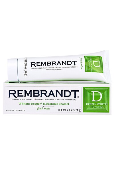 Rembrandt Toothpaste, Rembrandt, Deeply White, Intensive Whitening, With Pero...