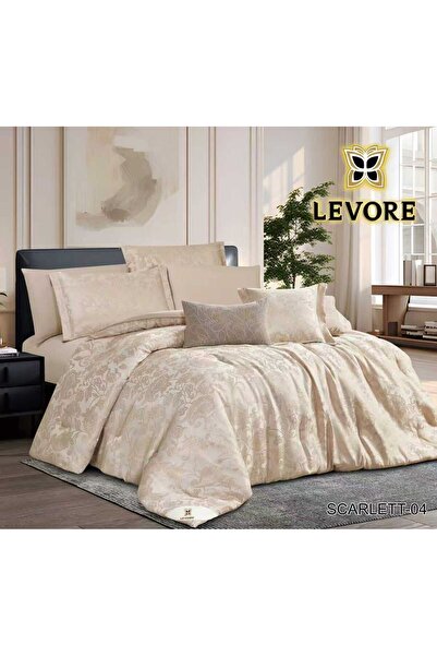 Levore Levory 8-piece double bed set, luxurious royal jacquard, soft to the t...