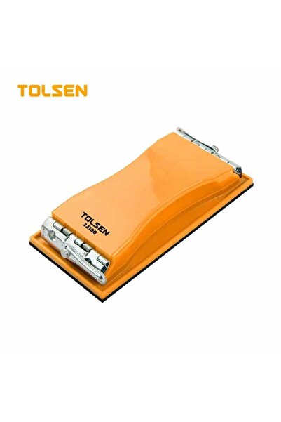 TOLSEN كتلة صنفرة بلاستيكية - صنفرة يدوية بمقبض للخشب وتشطيب الأسطح