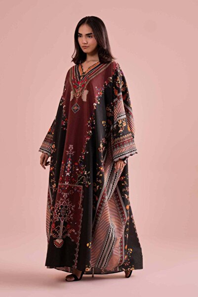 Nishat Linen Printed Dress - FE 26-67