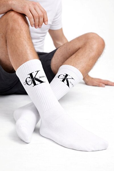 Calvin Klein CKJ 3'lü pamuklu erkek çorap