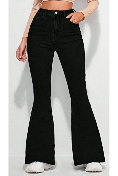 Shield Life Spanish Vintage Slim Fit Clare Paça Women's Trousers Black School