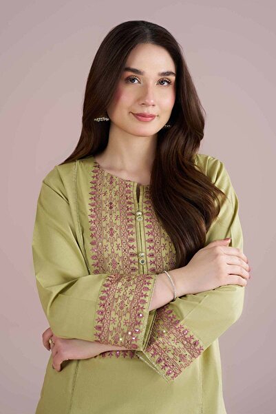 Nishat Linen 2 Piece - Embroidered Suit - PE 26-151