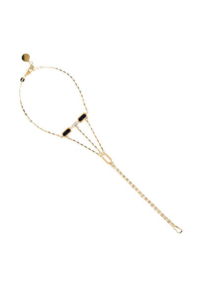 BERK MÜCEVHERAT 14 Ayar Altın Lapis Taşlı Tasarım Şahmeran