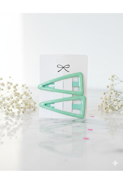 Renkli kids 2-Piece Girls' Large Side Hair Clips with Snap Fasteners - 7 cm