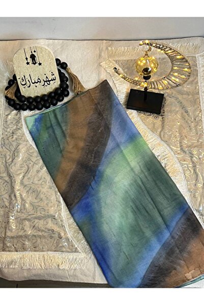 Difaf Hand-painted tie-dye head scarf