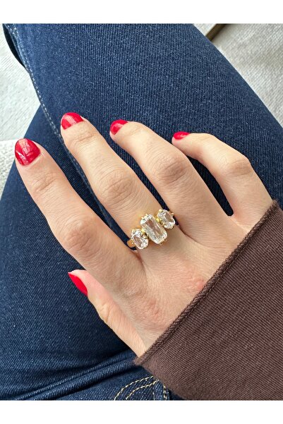 ringbox Special Series - Gold Three Stone Ring