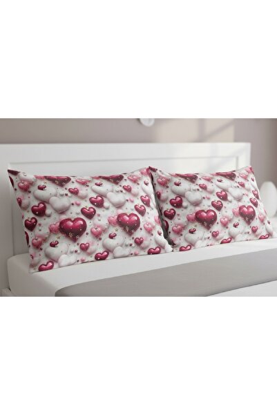 ARTUNHOME Mother's Day Pillowcase Set. 2 Pieces 50X70 Cm. 5D View