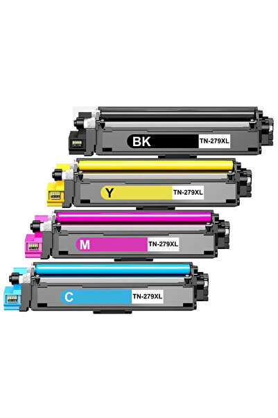 TecHarbor TN279XL Muadil Toner / Brother HL-L3280CDW Yazıcı Uyumlu 4 Renk