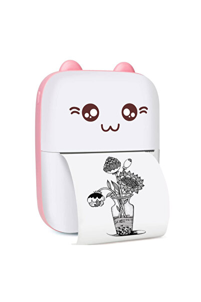 Zamo Thermal Printer, Zamo, Pink Kitten, Portable, Bluetooth, 0 ml