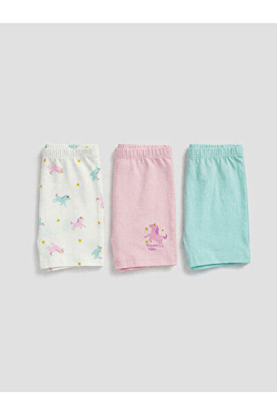 LC Waikiki Freezen Store'dan I Baskılı Kız Çocuk Boxer 3'lü