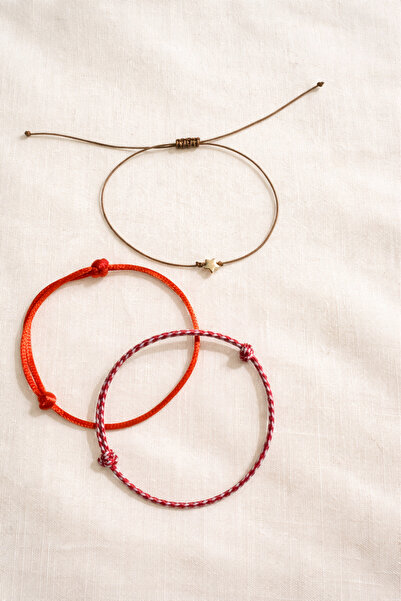 Femenino 3’lü Minimal Kore İpi Kartlı Marteniçka Seti