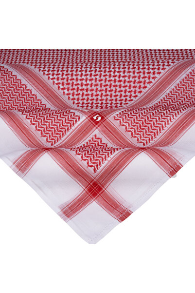 Desert Desert Red Shemagh, Modern Prestige Model - Men's Shemagh, 100% Cotton...