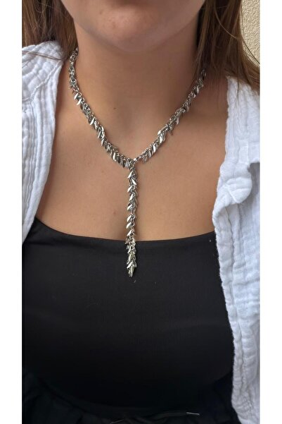 Cadera Jewelry قلادة على شكل سلسلة متدلية على شكل حرف Y