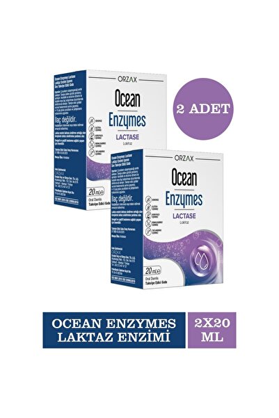 Orzax Asfstore Ocean Enzymes Lactase Damla 20 ml 2 Adet
