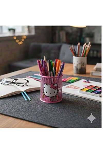 ada çanta kırtasiye Suport stilou de masă din metal, model rotund, cu design ...