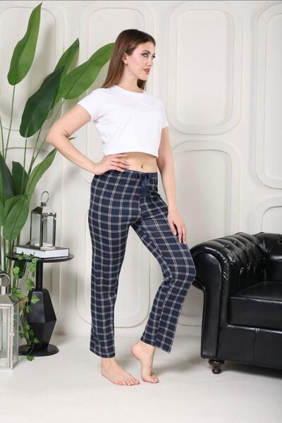 ANI İÇ GİYİM Comfortable Cut Cotton Single Bottom Pajamas with Bow Tie Women ...