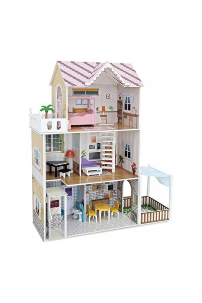 VARDEM OYUNCAK TX1195 AHŞAP 3 KATLI 15 PARÇA AKSESUARLI