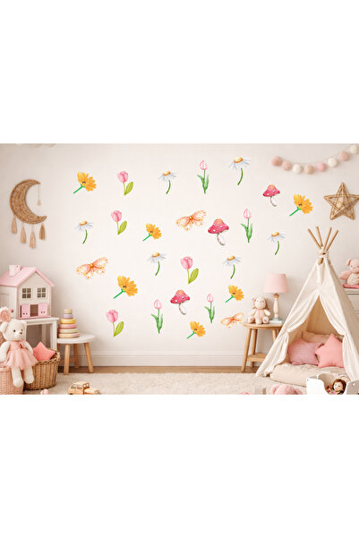 cyatelier Baby Room Decoration Wall Sticker Children's Room Decoration Flower...