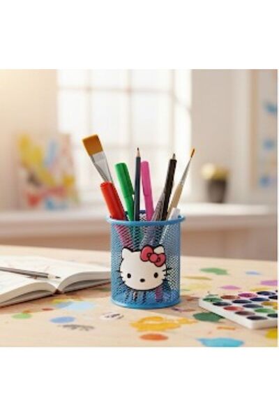 ada çanta kırtasiye Suport stilou de masă din metal, model rotund, cu design ...