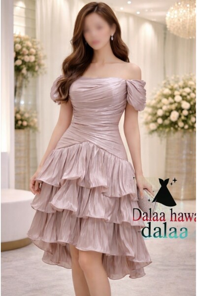 dalaa Soft crank midi dress