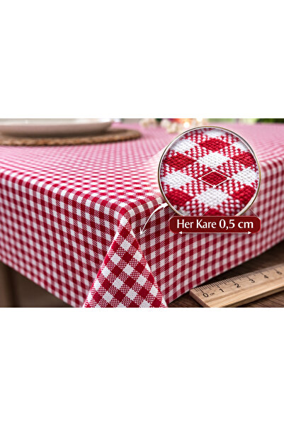 serelya Pötikareli Masa Örtüsü, Pötikare Piknik Örtüsü - Ekose Kareli Masa Ör...