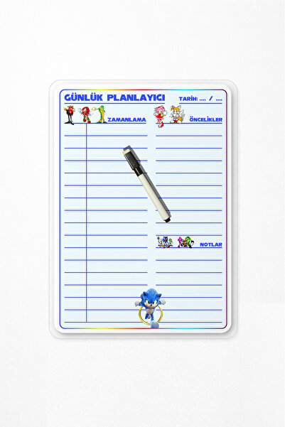 caps Дневен планирач с мотиви от Sonic - Планирач за момчета и момичета