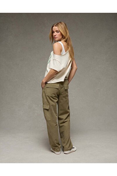 AMERICAN EAGLE AE Low-Rise Straight Cargo Pant