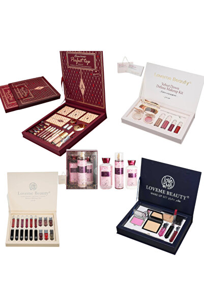 LOVEME BEAUTY العرض الأسطروي 4 - بوكسات مكياج طقوم متكاملة مجموعة 69 قطعة مع ...